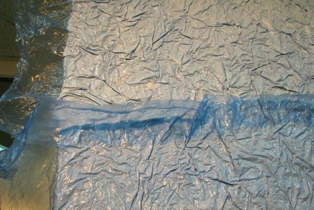 Также может быть использована полиэтиленовая пленка
