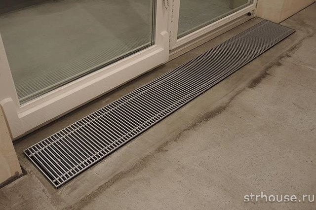 Установка напольного конвектора в стяжку пола