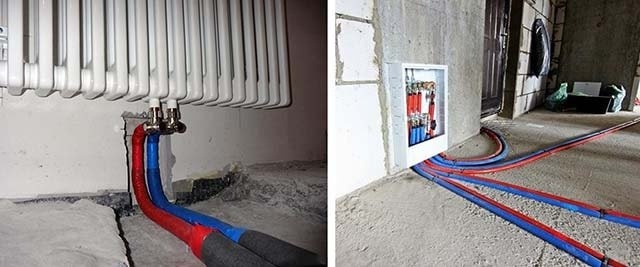 Как выполнить подключение радиаторов в полу
