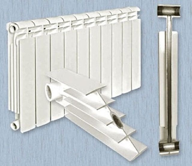 Внутренняя конструкция секционных стальных радиаторов
