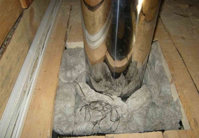 Потолочная дымовая труба
