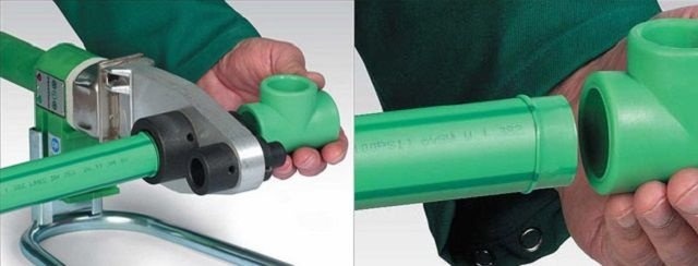 Нагрев и соединение сопрягаемых деталей
