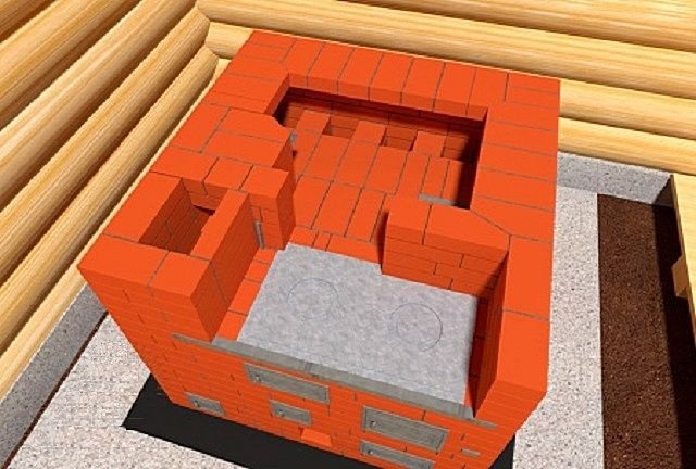 15-й ряд: Начальная точка для закрытия туннеля пекарной камеры.
