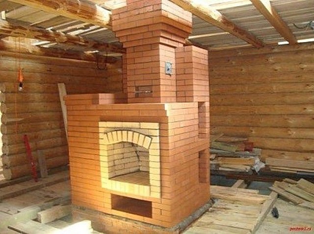 Самодельная каминная плита
