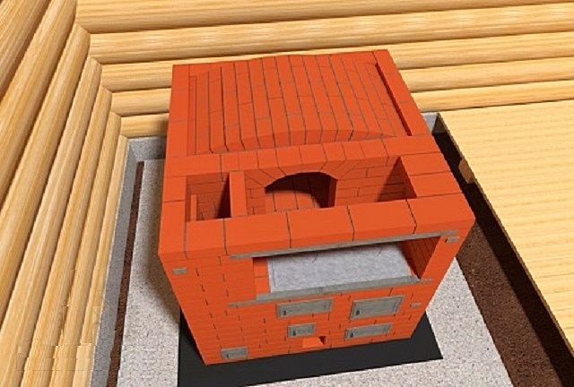 Ряд 18 - наружные стены и дополнительно закладка свода тигельного купола
