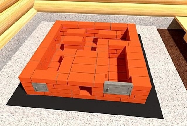 Ряд 4 - крыша топки
