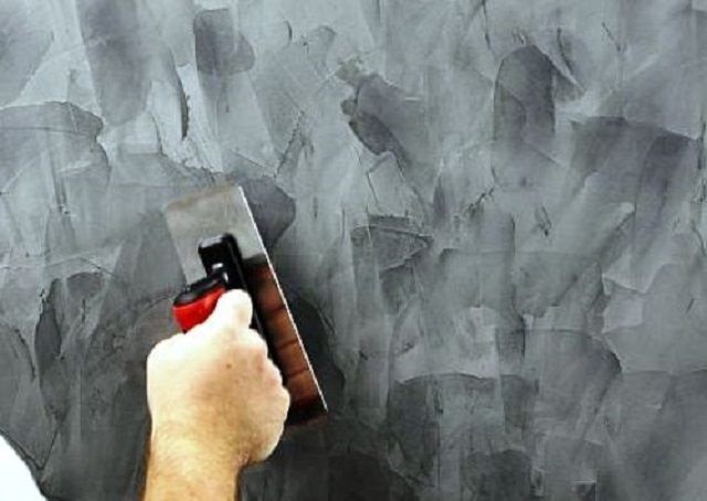 Очень интересная техника - нанесение венецианской штукатурки
