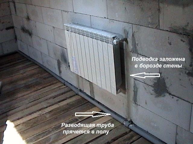 Подключение радиаторов к электросети
