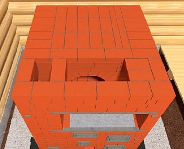 21 ряд: Укладка основания будущей кровати
