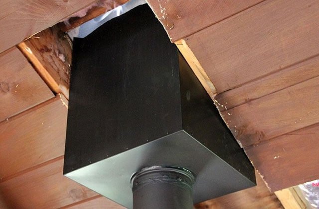 Потолочная дымовая труба
