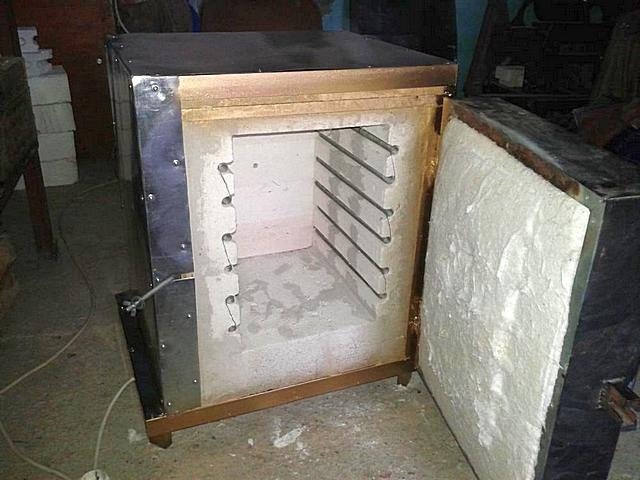 Муфельная плита ручной работы
