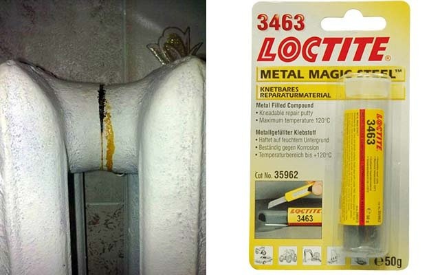 Холодная сварка для герметизации радиаторов