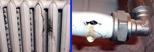 Размораживание пластиковых кранов и труб