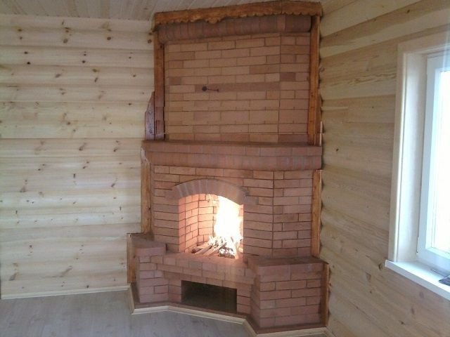 Угловой камин в ваших руках
