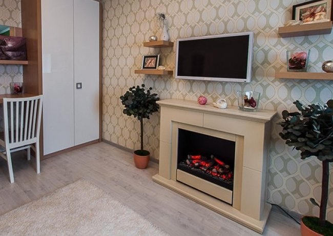 Макет камина ручной работы