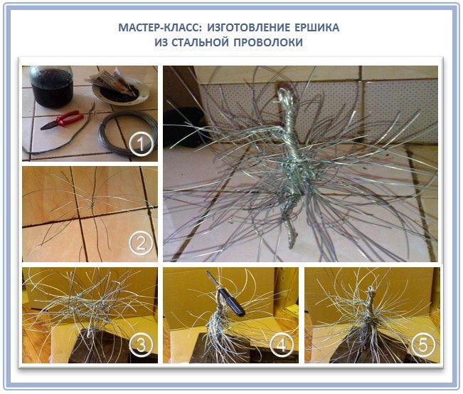 Как сделать простой и легкий трубочист своими руками