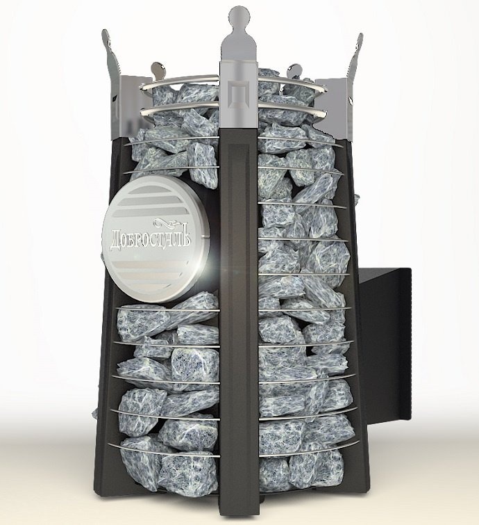 Варочная ванна Dobrostal - Augusta STONE STRONG с панорамным стеклом