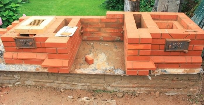 Пример конструкции барбекю
