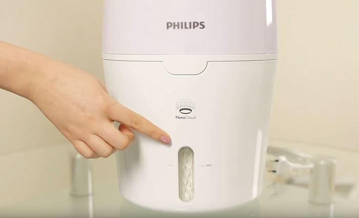 индикатор уровня влажности в традиционном увлажнителе