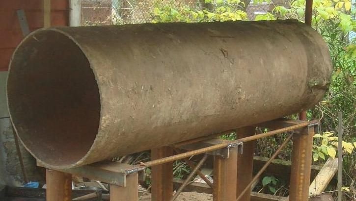 Отрежьте трубу
