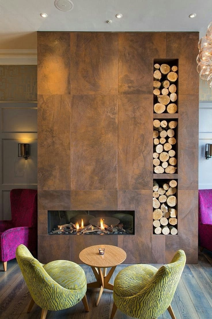 Этаноловые камины хорошо подходят для строгих и изысканных интерьеров