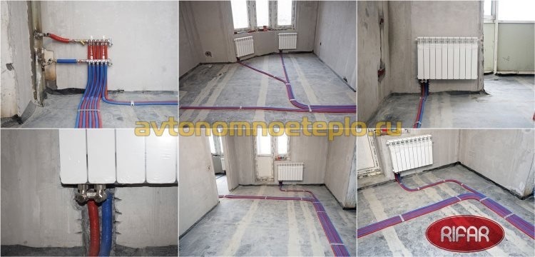 Возможности монтажа радиаторов Rifar