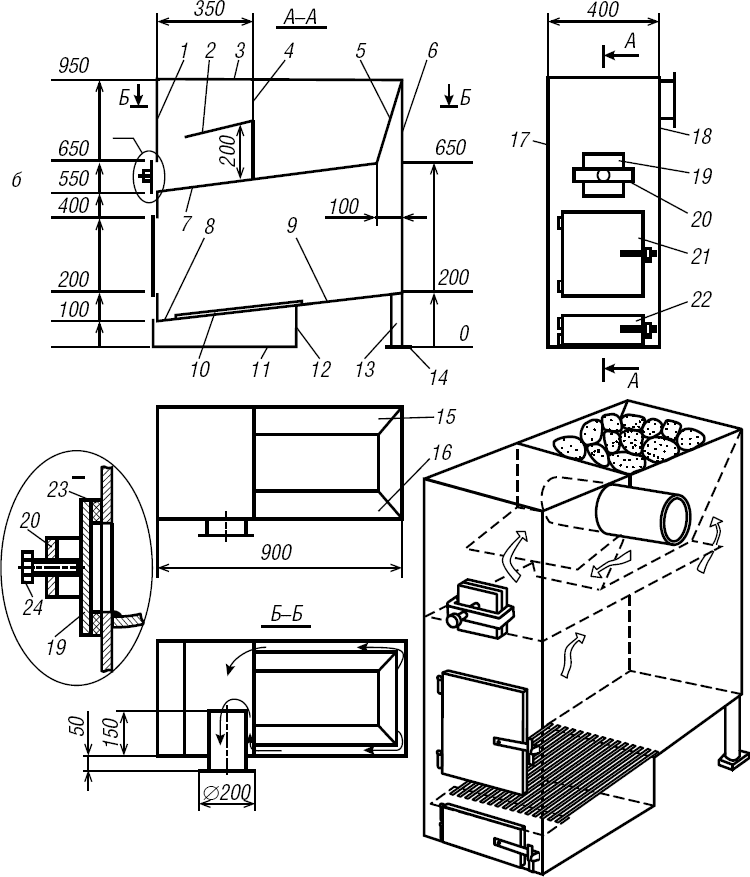 Плита своими руками из металла: варианты изготовления, схемы, чертежи и проекты для начинающих (95 фото + видео)