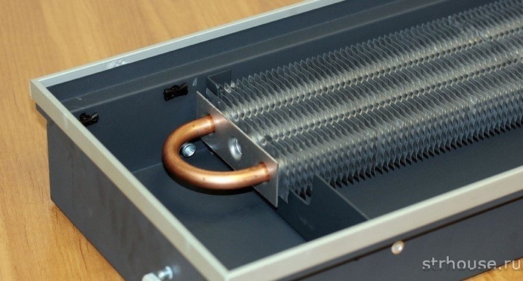 Теплообменник конвектора в полу