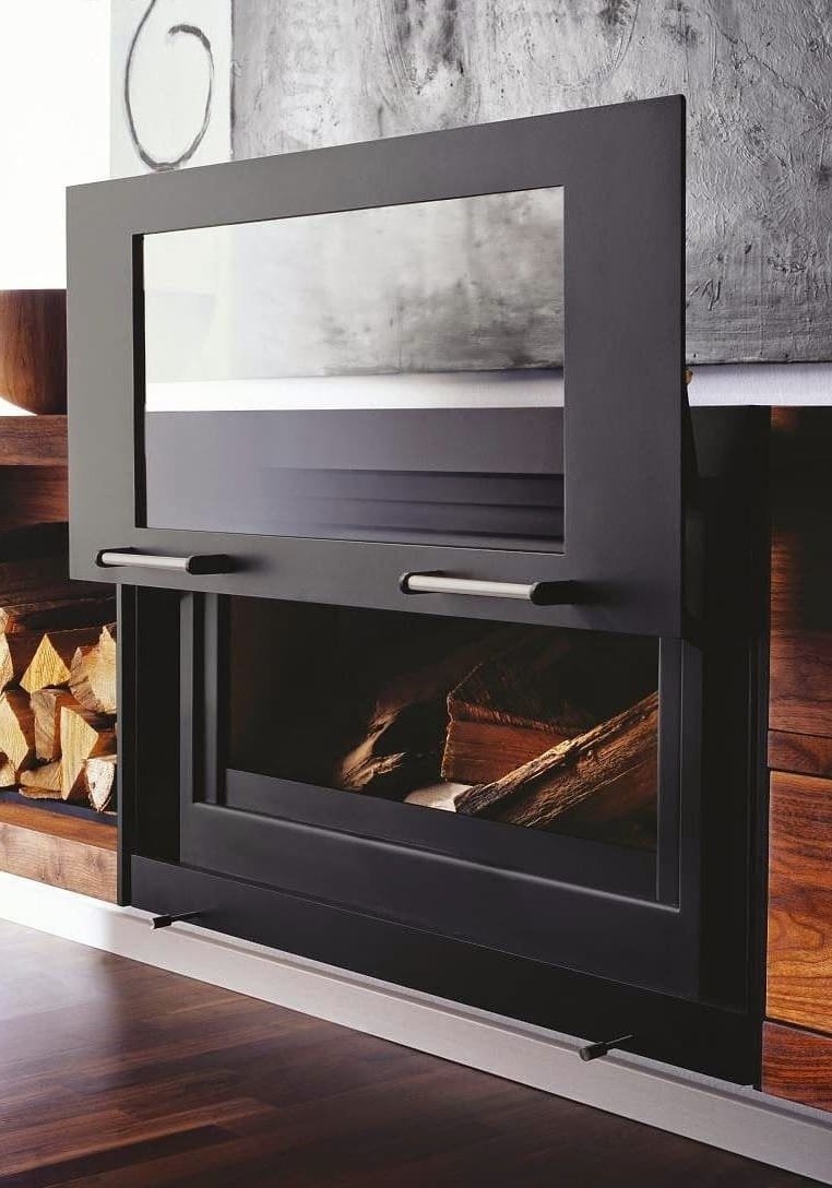 Закрытый камин считается самым безопасным.