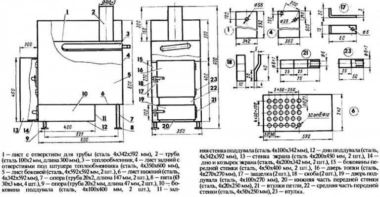 Металлическая плита своими руками - 3 варианта изготовления плиты с чертежами и схемами