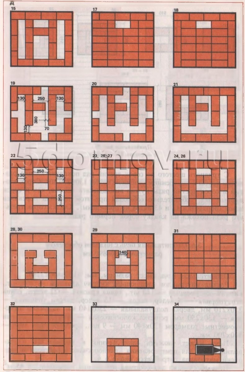 Кирпичный радиатор с ручками