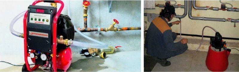 Промывка системы отопления в доме - техника и тонкости + видео
