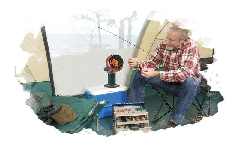 Обогрев палатки