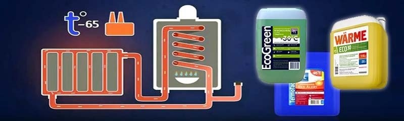 Незамерзающие жидкости, используемые в системах отопления