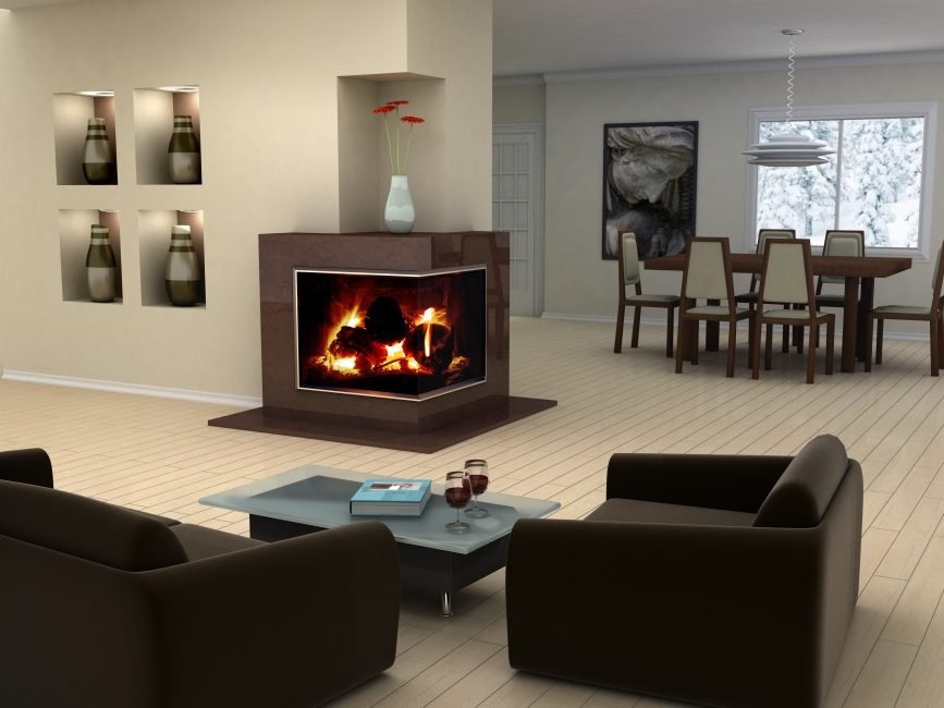 Мебель должна подчеркивать красоту электроприбора.