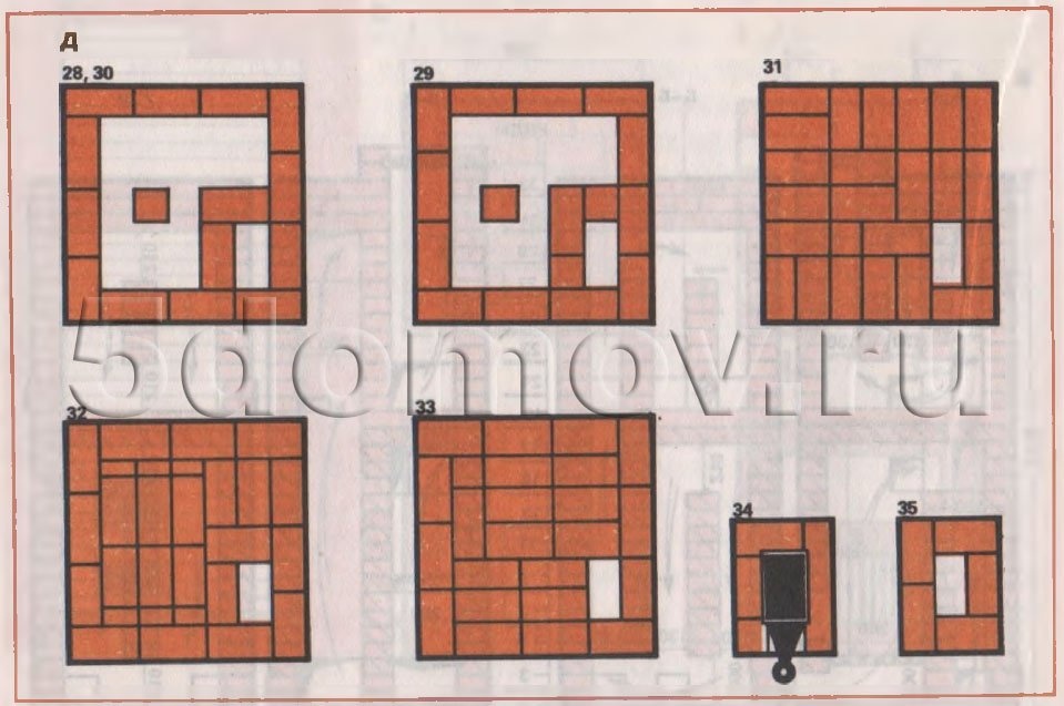 Кирпичный обогреватель ручной работы