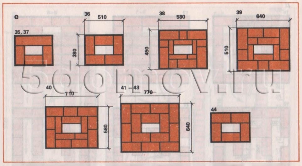 Кирпичный радиатор с ручками